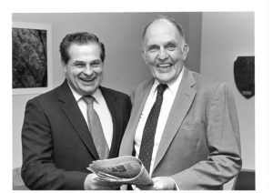 Robert Steinke (right) retired in 1998 and was replaced by Herb Goodrick (left)